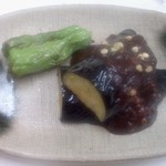 そば工房 玉江 - なすのそばみそ掛