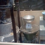 そば工房 玉江 - そば打ち場