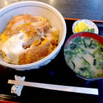 Menkouboushimaya - カツ丼（￥500）。この値段でこのボリューム、肉質も良好で文句ありません