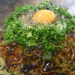 お好み焼 SETO - 肉玉そば+ネギ