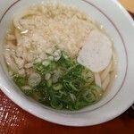 なか卯 - 温(小)はいからうどん 250円