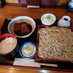 そば屋 五衛門 - 角煮定食＋大もりそば　@1,450円也。