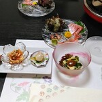 先付・お椀・お造り