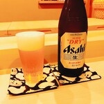 Sushi Taka - 瓶ビールも選べます