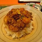 銀座 天一 - かき揚げ天丼