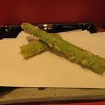 銀座 天一 - アスパラ