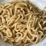 ラーメン もっけだの - 『冷凍汁なし(調理後)』の麺×特製ダレ
