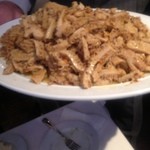 ビオディナミコ - トリッパ ビアンコを切り分けて