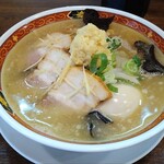 らーめん 絆家 西ノ内店 - 生姜はすりおろしと刻みの二種類