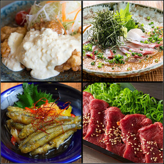[Enjoy Local Cuisine from all over Kyushu] There are many famous dishes that go well with alcohol ◎