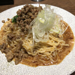らーめん藪づか - 22年3月 汁無し担々麺
