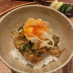 旬彩天 つちや - かき揚げ丼