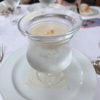 フランス料理グルメ - 桃の冷製スープ