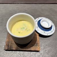 新宿 鉄板焼き YOKOTA - 贅沢Lunchコース
                    一品 玉蜀黍のすり流し
