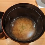 鮨 さかい - 味噌汁