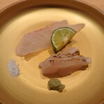 鮨 さかい - 真鯛とクエ