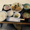 よしむら - 料理写真:アジフライ＋ミニ刺身定食1,100円