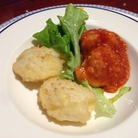 萬珍樓 本店 - 芝海老チリソースとイカ香揚げ
