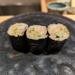 鮨 唐島 - 太刀魚とキュウリの巻物