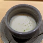 鮨 唐島 - 鱧の茶碗蒸し