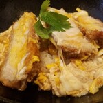 中村麺兵衛 - 厚みカツ丼と蕎麦セット　890円　