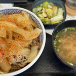 吉野家 - お新香味噌汁セット