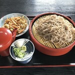 山麓亭 - もり＋かきあげ単品