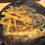 四国屋 - 肉ごぼう天うどん   580円なり