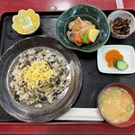 奥阿蘇物産館 - 高菜飯定食1,000円