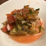 ヴィノスやまざき - 冷茄子、ピリ辛香の味タレ