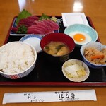 お食事処 にしき - 特上まぐろ定食 1000円