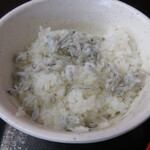 駅そば - 釜揚げしらすご飯
