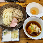 Ramen FeeL - 醤油つけ麺＋出汁卵