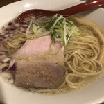 金町製麺 - 220708 鮮魚の塩そば800円