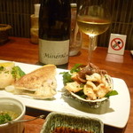鉄板焼き Oribe - 海鮮焼とシュナン・ブラン13.4