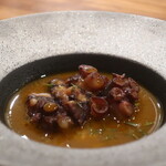 IZA - 人肌タコとクスクスのズッパディペッシェ仕立てアップ