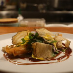 IZA - 稚鮎の春巻きアップ