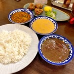 인도료리 시타루 - 런치 세트 + 카레 1종, 치킨 티카