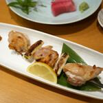 Kanzaemon - 岩手鶏の大串焼き鳥 1本¥320