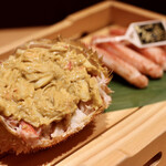 玄水 - 毛蟹の甲羅盛り