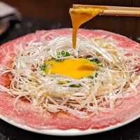 焼肉 いのうえ 国分寺店 - いのうえ炙りユッケ(ハーフ)
