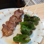 Yakitori Yokochou - ハツ・ピーマン