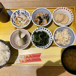 京菜味のむら 烏丸本店 - 朝食おばんざいセット（6小鉢）