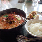 赤担々麺セット