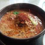赤担々麺アップ