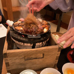 太田なわのれん - 中居さんに作って頂きます