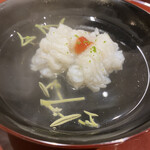 礒田 - 鱧とじゅん菜のお椀