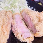 かつ丼多勝 - リブロース250gのアップ(若干の色加工ついてしまってます)