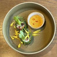 Longrain Tokyo - 生春巻き 鰹 茗荷
