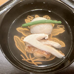 Nishiazabu Ootake - 新生姜のしんじょとノドグロのお椀